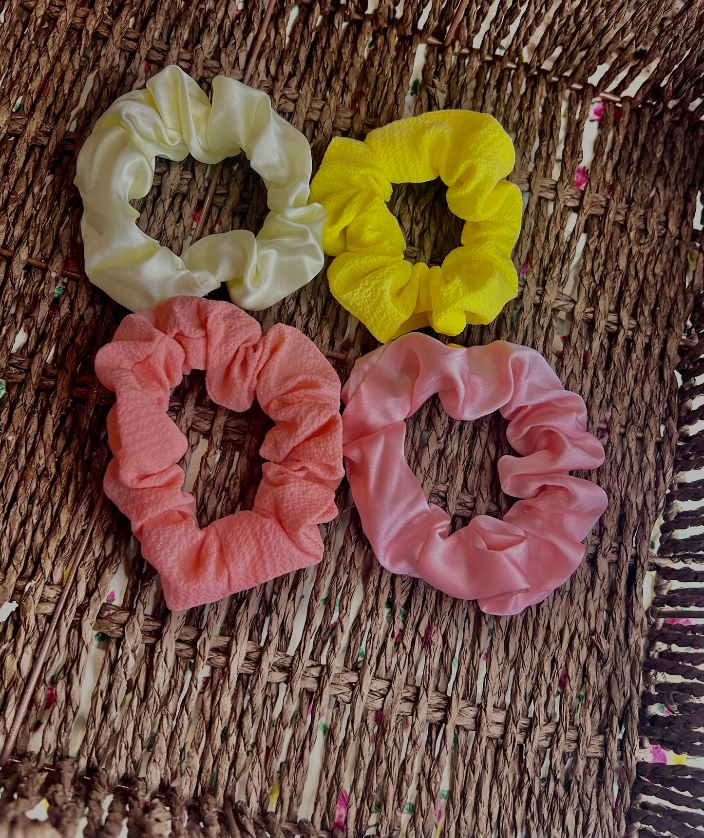 4 Pack Candy Scrunchies